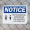 Signmission Tot Playground Appropriate For, 10 in W x Rectangle, Plastic OS-2PACK-NS-P-710-L-18701 - alternate 5